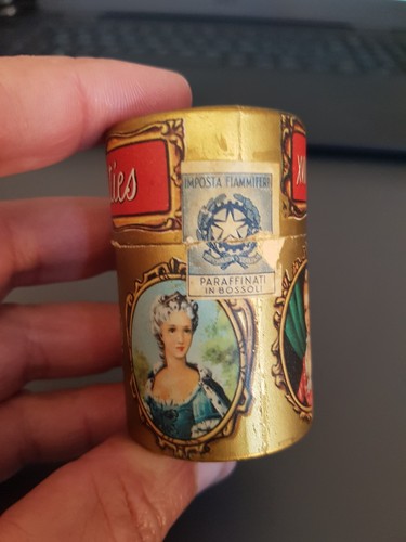 Antica scatola fiammiferi - antica, di