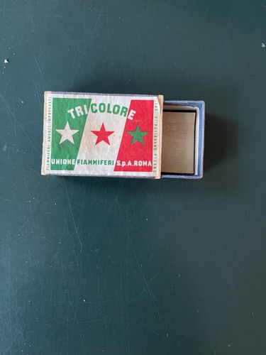 Scatola fiammiferi tricolore - scatola,